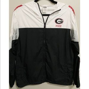 Victoria’s Secret Pink UGA Windbreaker Jacket